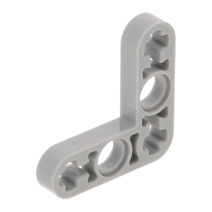 Technic 20шт Lego Балка Тонка Кутова 90 3 x 3 32056 59605 4111941 4211574 Light Bluish Grey Б/У - Retromagaz