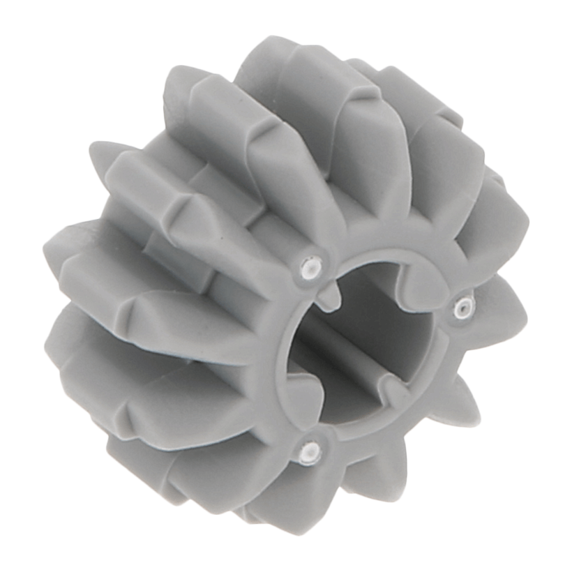 Technic 4шт Lego Шестірня 12 Tooth Double Bevel 32270 4177431 Light Bluish Grey Б/У - Retromagaz