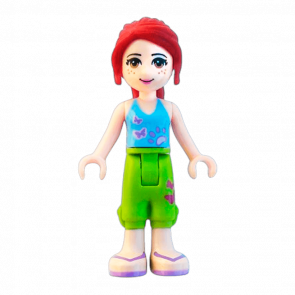 Фігурка Lego Girl Mia Lime Cropped Trousers Friends frnd016 Б/У - Retromagaz