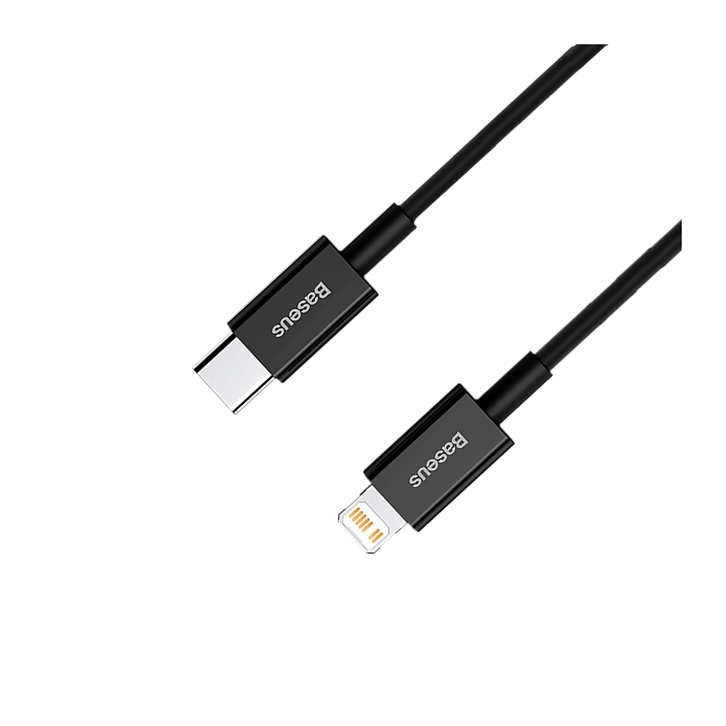 Кабель Baseus Superior Series USB Type-C - Lightning Black 1m - Retromagaz