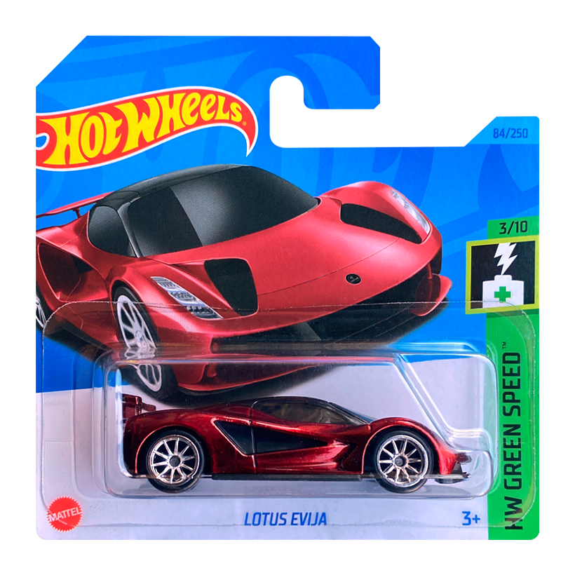 Машинка Базовая Hot Wheels Lotus Evija Super Treasure Hunt STH Green Speed 1:64 HKL13 Dark Red - Retromagaz