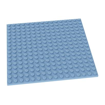 Пластина Lego Обычная 16 x 16 91405 4600613 Bright Light Blue 1шт Б/У Хороший - Retromagaz