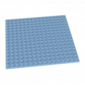 Пластина Lego Обычная 16 x 16 91405 4600613 Bright Light Blue 1шт Б/У Хороший