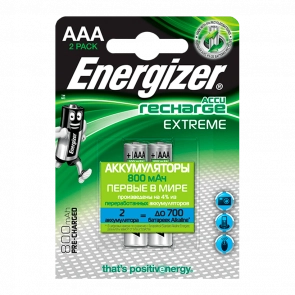 Акумулятор Energizer Pre-Ch Extreme 800 AAA 2шт Новий