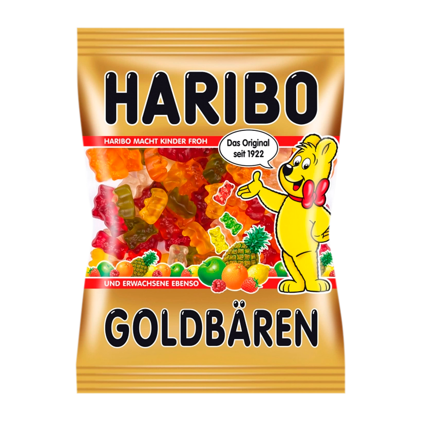 Цукерки Жувальні Haribo Goldbears 100g - Retromagaz