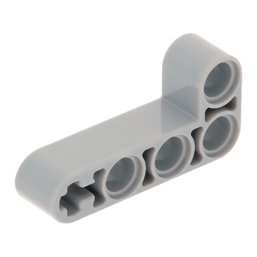 Technic 20шт Lego Балка Товста Кутова 90 2 x 4 32140 42137 4211610 6271831 Light Bluish Grey Б/У - Retromagaz