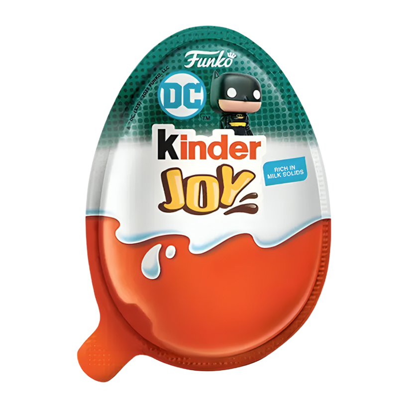 Шоколадне Яйце Kinder Joy Funko Pop DC Super Heroes 20g - Retromagaz