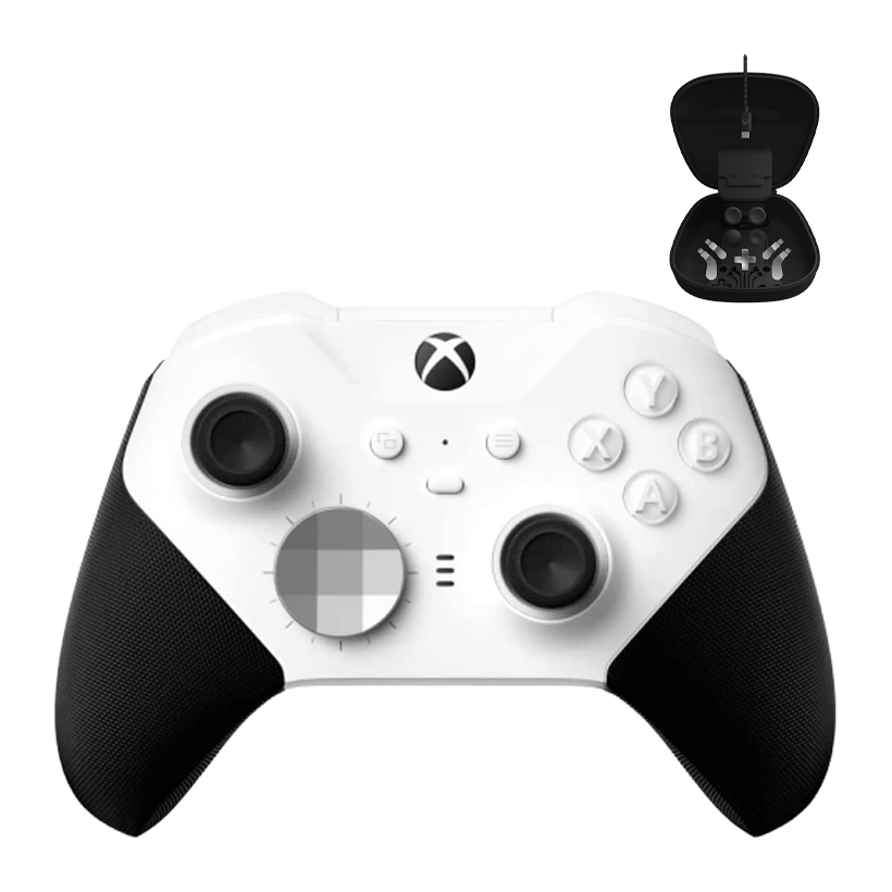 Набор Геймпад Беспроводной Microsoft Xbox Series Elite Core Controller Version 2 White Новый  + Набор Complete Component Pack Black - Retromagaz