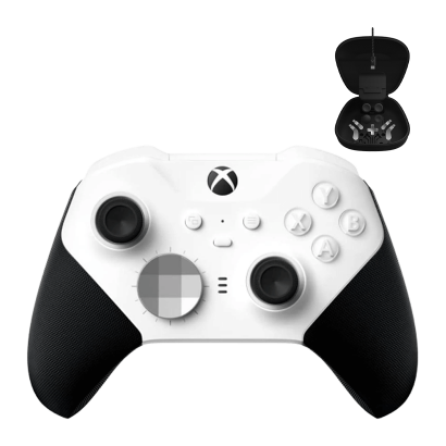 Набір Геймпад Бездротовий Microsoft Xbox Series Elite Core Controller Version 2 White Новий  + Набір Complete Component Pack Black - Retromagaz