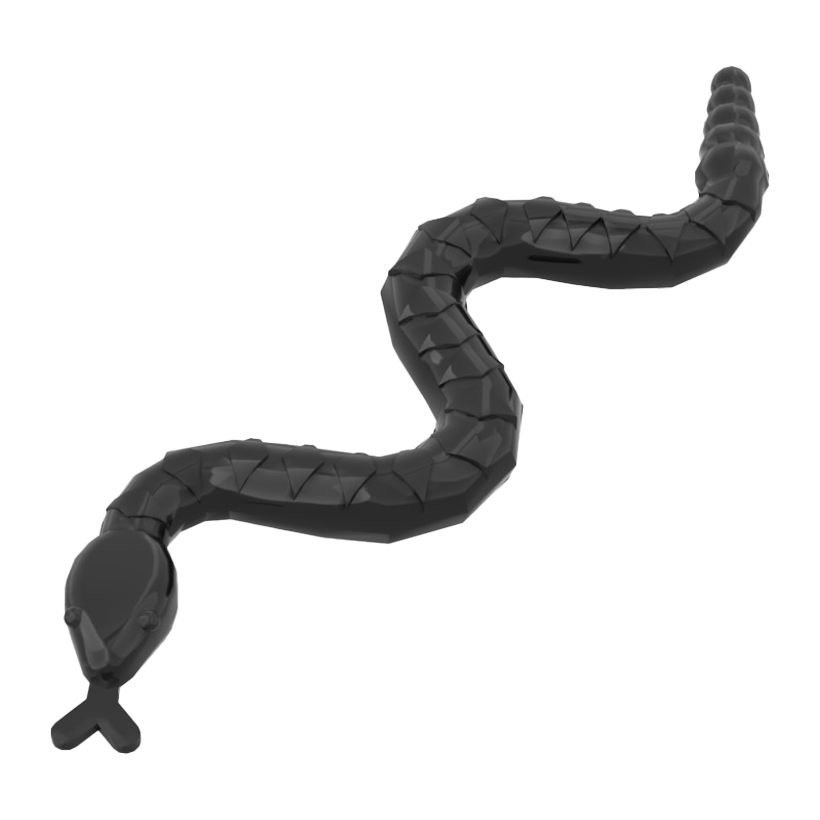 Фігурка Lego Земля Snake Animals 30115 4107585 Black Б/У - Retromagaz