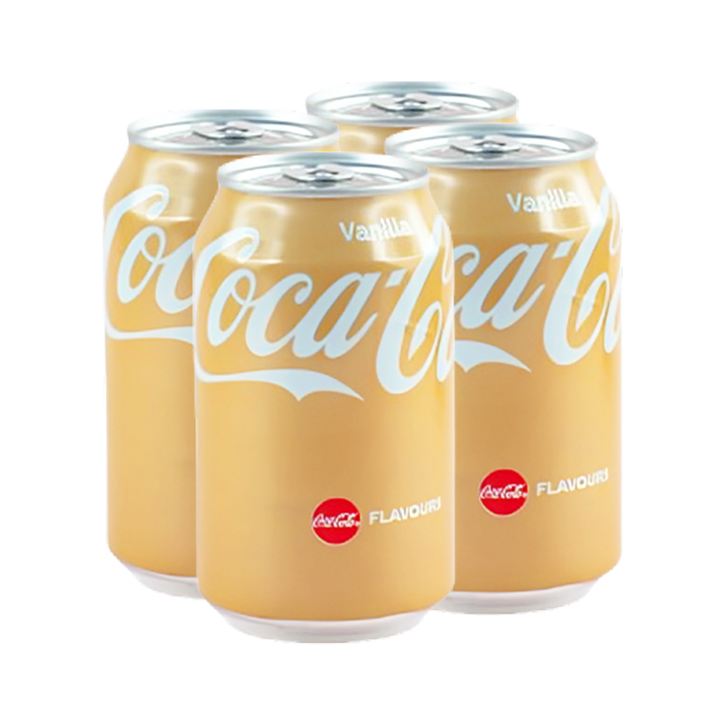 Набір Напій 4шт Coca-Cola Vanilla 330ml - Retromagaz