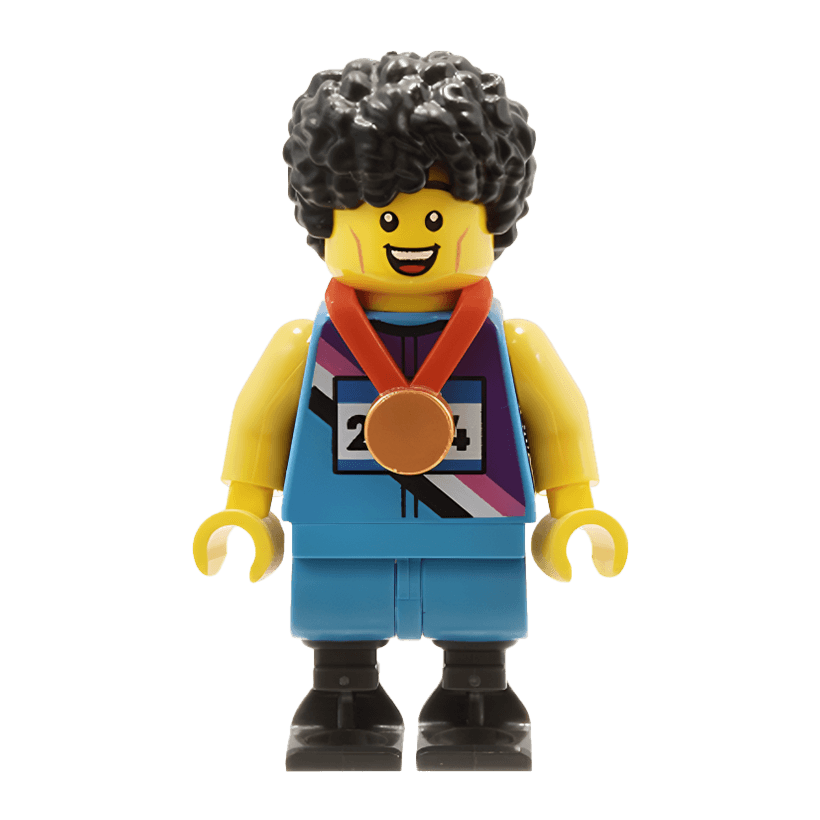 Фигурка Lego Series 25 Sprinter Collectible Minifigures col427 Б/У - Retromagaz