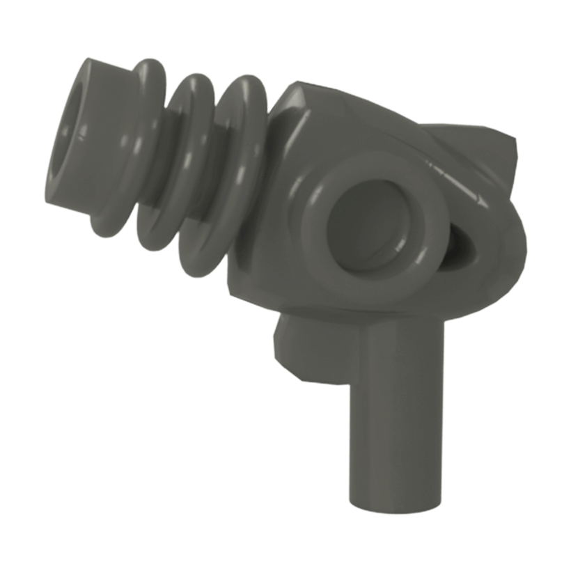 Оружие Lego Стрелковое Space Ray Gun 13608 87993 4612345 Pearl Dark Grey Б/У - Retromagaz