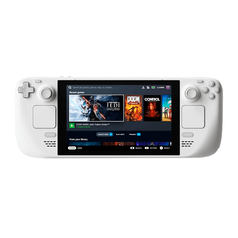 Консоль Valve Steam Deck OLED 1TB White Новый - Retromagaz