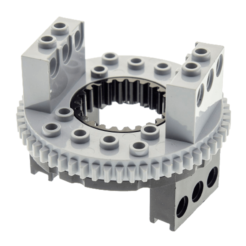 Technic Lego Поворотний Круг Turntable 56 Tooth Extended Arms 2856c03 Black Б/У - Retromagaz