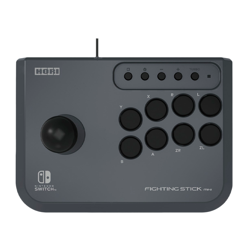 Геймпад Дротовий Nintendo Switch Arcade Fighting Stick Mini Dark Grey 2.5m Новий - Retromagaz