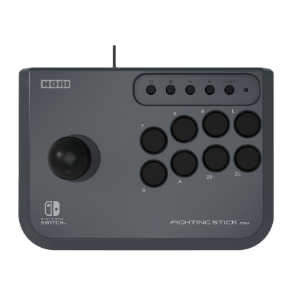 Геймпад Проводной Nintendo Switch Arcade Fighting Stick Mini Dark Grey Новый - Retromagaz