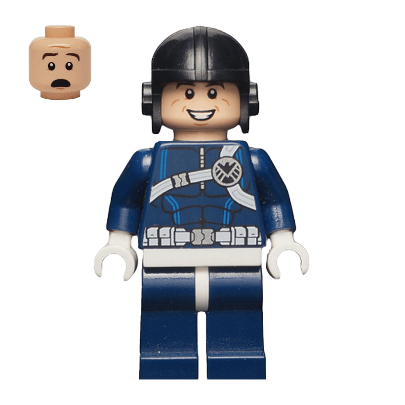 Фигурка Lego Marvel SHIELD Agent White Hips and Hands Super Heroes sh0188 Б/У - Retromagaz