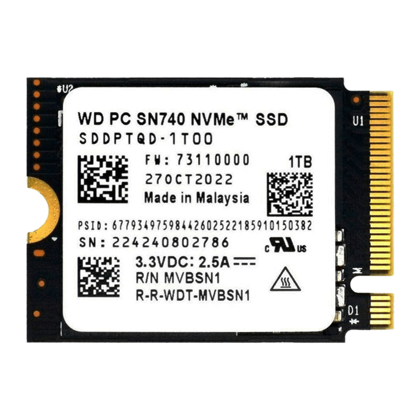 SSD Накопитель Western Digital SN740 Steam Deck 1TB - Retromagaz