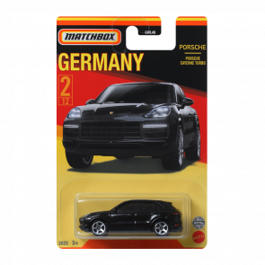 Тематическая Машинка Matchbox Porsche Cayenne Turbo Germany 1:64 GWL49/HFH45 Black