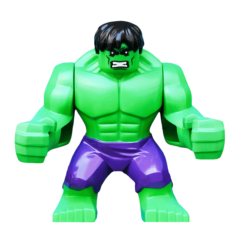 Фигурка Lego Marvel Hulk with Black Hair and Dark Purple Pants Super Heroes sh0095 Б/У - Retromagaz