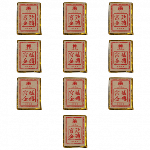 Чай у Міні-Точах Пуэр Don Puer 10 Порций Шу Пуэр Дворцовый 2012 70g - Retromagaz