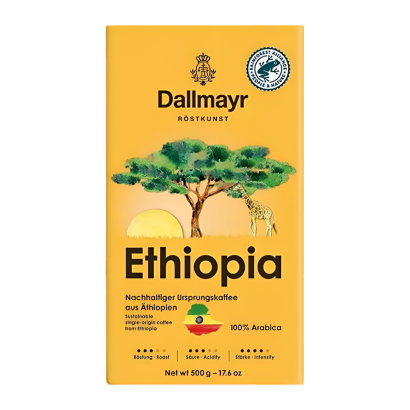 Кофе Молотый Dallmayr Ethiopia 500g 4008167504009 - Retromagaz