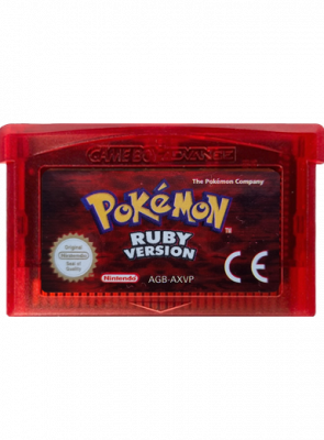 Игра Nintendo Game Boy Advance Pokémon Ruby Английская Версия Только Картридж Б/У