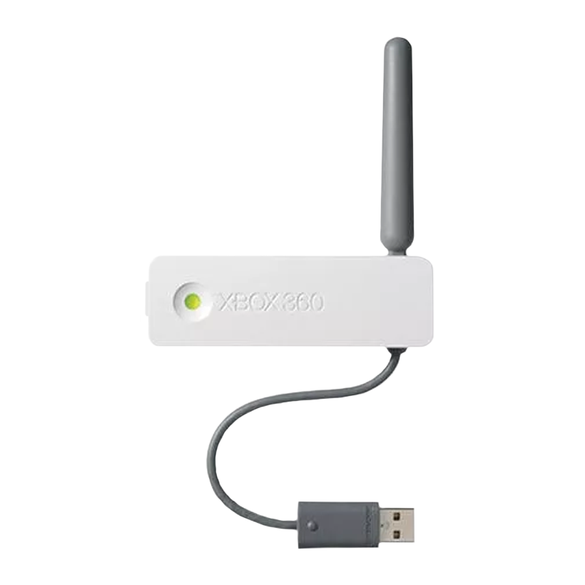 Адаптер Проводной Microsoft Xbox 360 FAT Wireless Networking USB Wi-Fi Антена White Б/У - Retromagaz