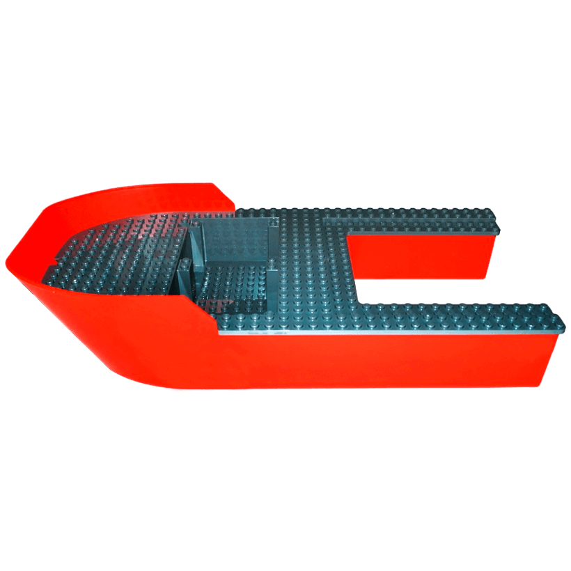Для Судна Lego Основа Hull Giant Bow 40 x 20 x 7 18913c01 6143122 Red Б/У - Retromagaz