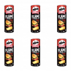 Набор Чипсы 1шт 6шт Pringles Flame Hot Cheese Chilli 160g 5053990160112