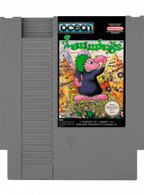 Игра Nintendo NES Lemmings Europe Английская Версия Только Картридж Б/У Хороший