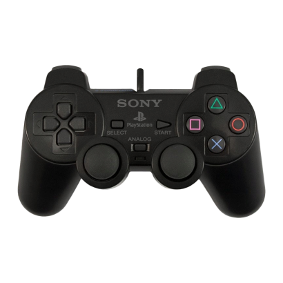 Геймпад Дротовий Sony PlayStation 2 DualShock 2 SCPH-10010 Black Б/У - Retromagaz