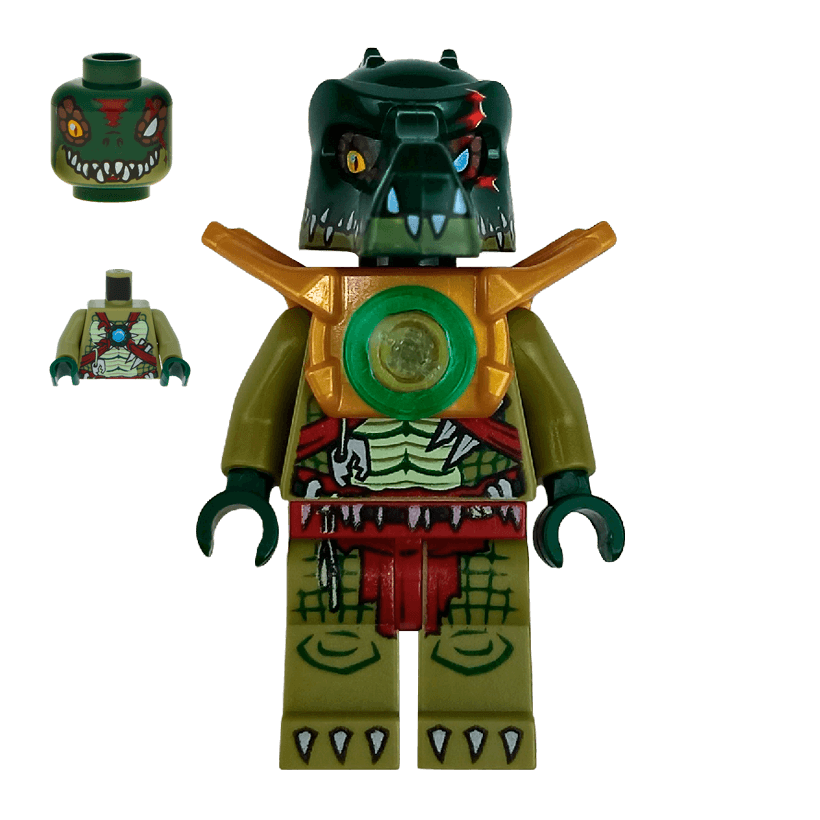 Фігурка Lego Crocodile Tribe Cragger Legends of Chima loc051 Б/У - Retromagaz