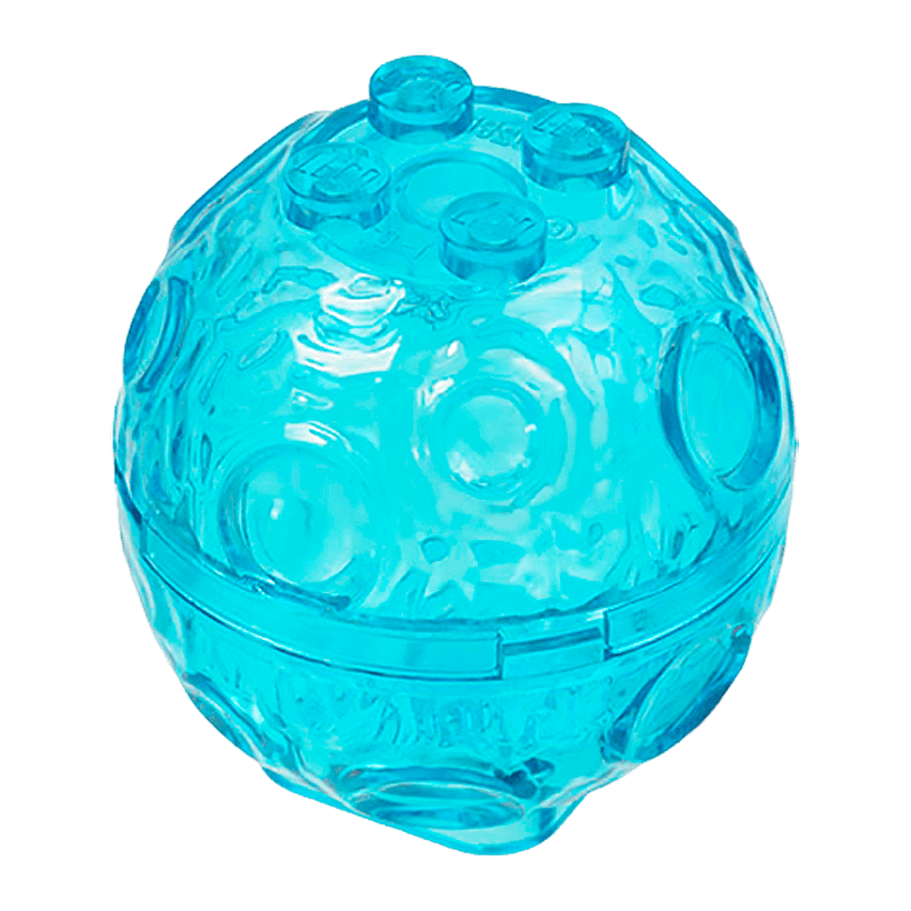 Скеля Lego Валун Arctic Globe Top Bottom 30342c01 4116927 30286 4116926 Trans-Light Blue Б/У - Retromagaz
