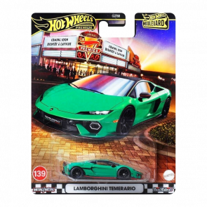 Машинка Premium Hot Wheels Lamborghini Temerario Boulevard 1:64 JBL09 Green - Retromagaz
