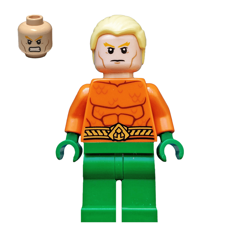 Фигурка Lego DC Aquaman Bright Light Yellow Short Hair Super Heroes sh0533 Б/У - Retromagaz