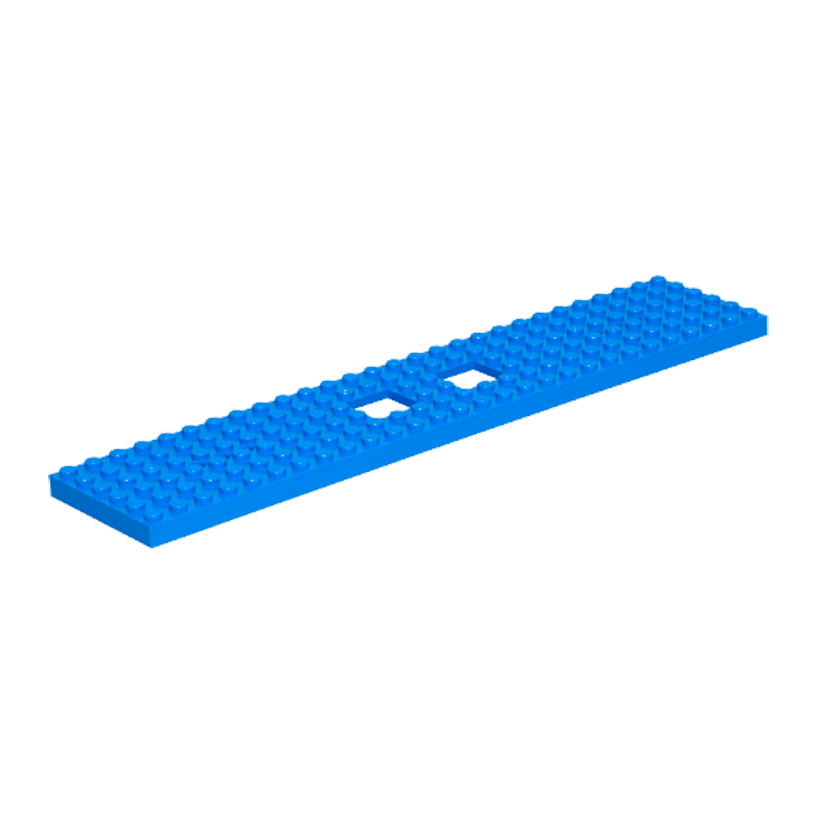 Для Поїзда Lego Основа Train Base 6 x 28 92339 6058179 Blue Б/У - Retromagaz