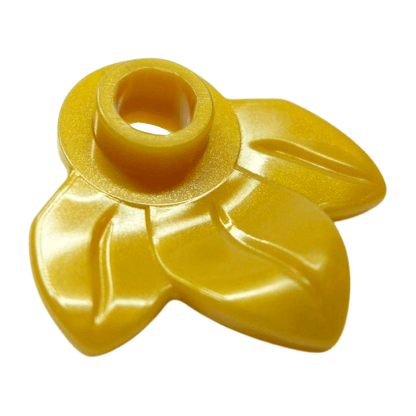 Рослина 4шт Lego Листя Plate Round 1 x 1 32607 6219088 Pearl Gold Б/У - Retromagaz