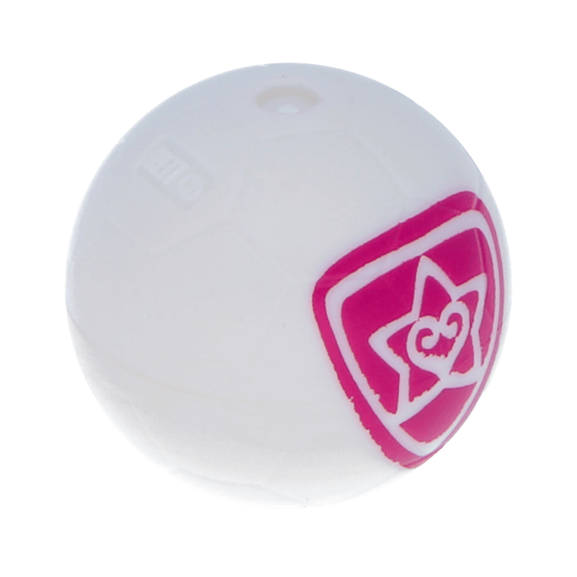 Спорт Lego Soccer with 2 Magenta Outlined Heart and Star Pattern x45pb06 6023212 White Б/У - Retromagaz
