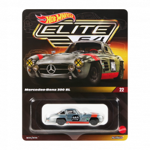 Машинка Premium Hot Wheels Mercedes-Benz 300 SL Elite 64 1:64 JNF05 Grey - Retromagaz