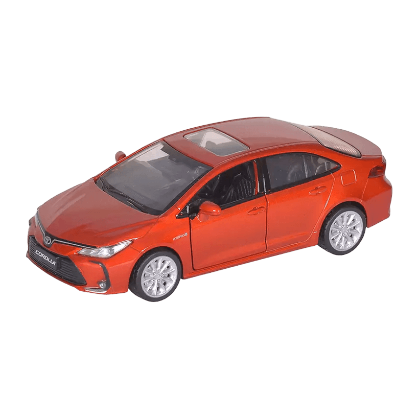 Машинка Автопром Toyota Corolla Hybrid 1:32 Red - Retromagaz
