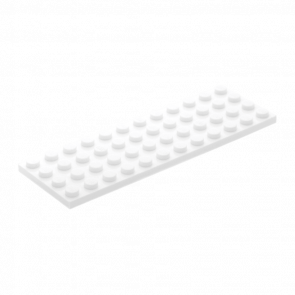 Пластина Lego Обычная 4 x 12 3029 4168072 White 4шт Б/У