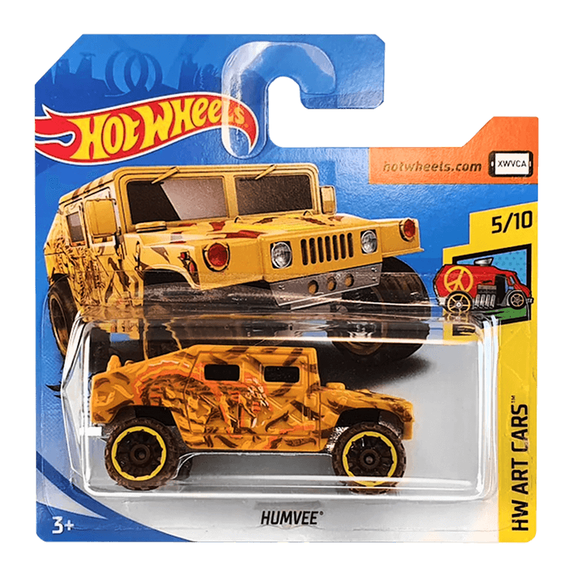Машинка Базова Hot Wheels HMMWV Humvee HW Art Cars 1:64 GHC17 Tan - Retromagaz