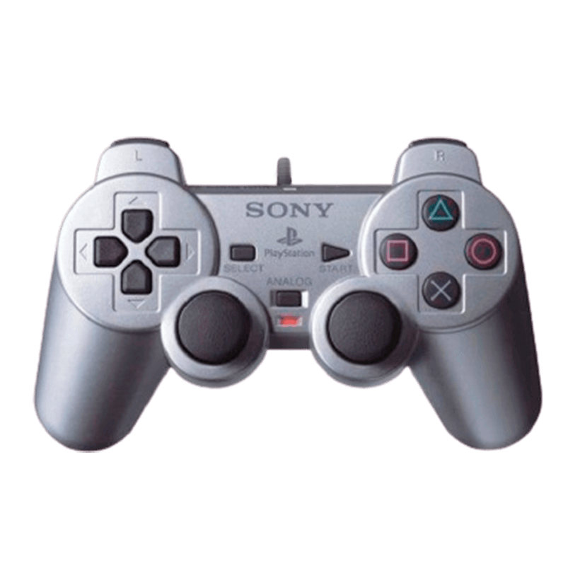 Геймпад Проводной Sony PlayStation 2 DualShock 2 Silver Б/У Отличный - Retromagaz
