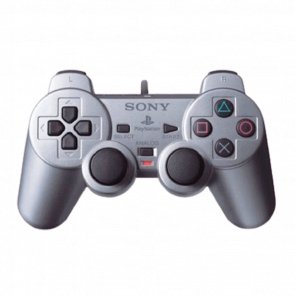 Геймпад Дротовий Sony PlayStation 2 DualShock 2 Silver 2.5m Б/У Відмінний