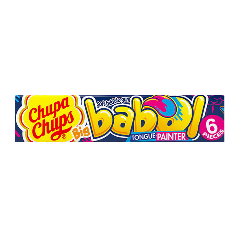 Жувальна Гумка Chupa Chups Big Babol Tongue Painter 27.6g - Retromagaz
