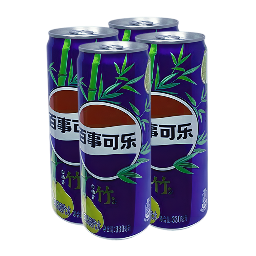 Набір Напій 4шт Pepsi Азійська Bamboo + White Grapefruit 330ml - Retromagaz