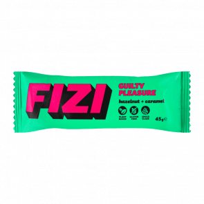 Батончик Fizi Шоколадный Guilty Pleasure Hazelnut & Caramel 45g - Retromagaz