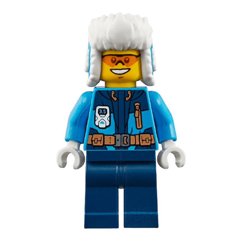 Фігурка Lego Arctic 973pb3142 Explorer Ushanka Hat City cty0928 Б/У - Retromagaz